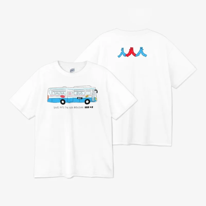 사사사 × 금샘탕 콜라보 티셔츠